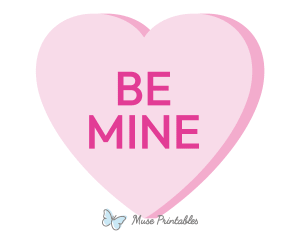 Be Mine Heart Photo Booth Prop