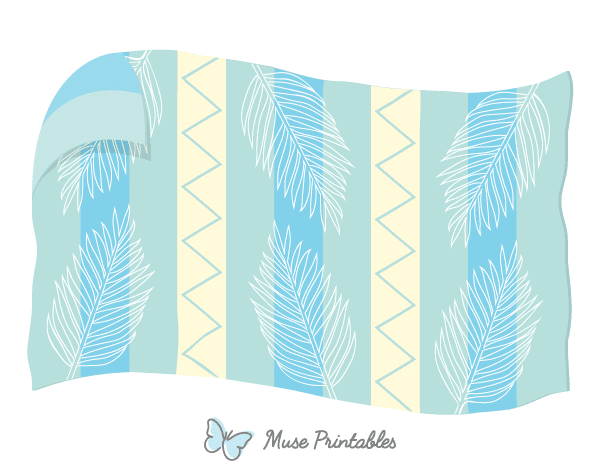 Beach Towel Photo Booth Prop