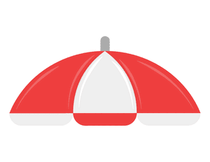Beach Umbrella Photo Booth Prop