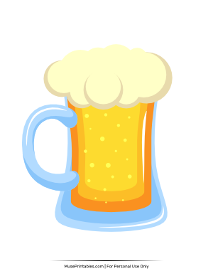 Beer Mug Photo Booth Prop