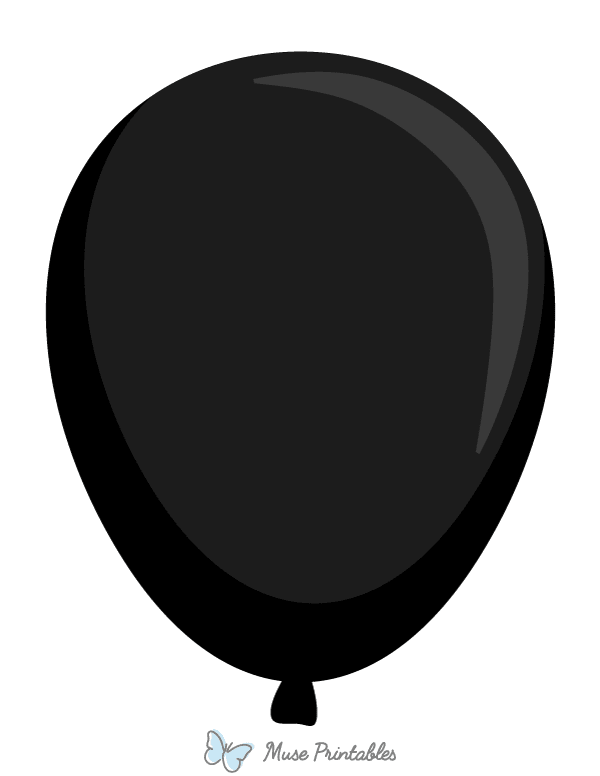Black Balloon Photo Booth Prop