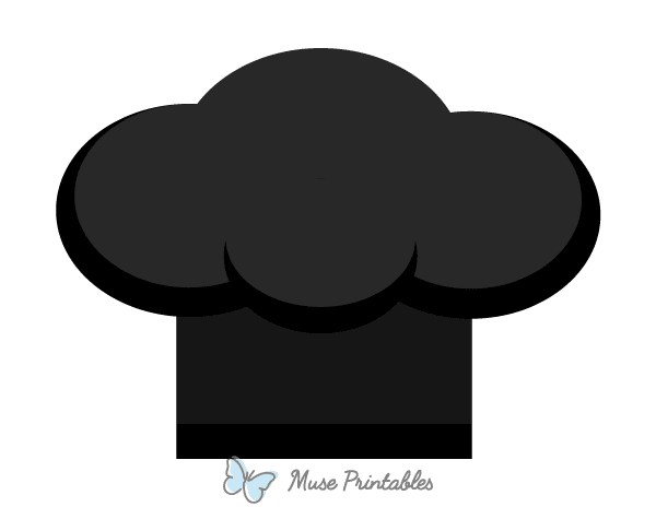 Black Chef Hat Photo Booth Prop