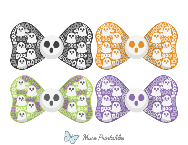 Boo Bow Tie Photo Booth Prop