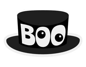 Boo Hat Photo Booth Prop