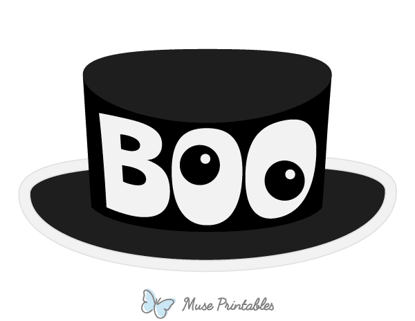 Boo Hat Photo Booth Prop