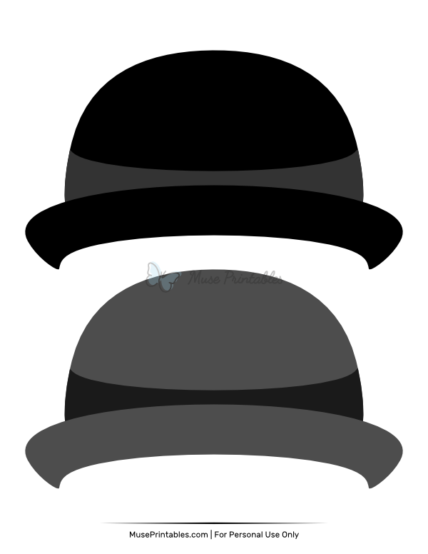 Bowler Hat Photo Booth Prop