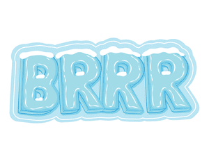 Brrr Photo Booth Prop