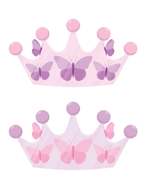 Butterfly Crown Photo Booth Prop