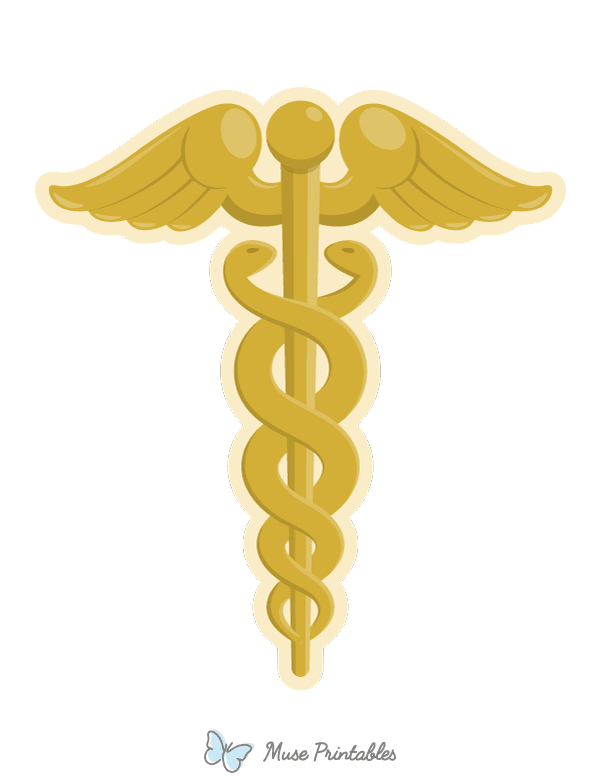 Caduceus Photo Booth Prop