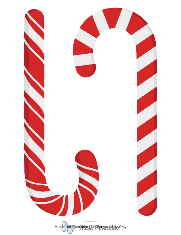 Candy Cane Photo Booth Prop