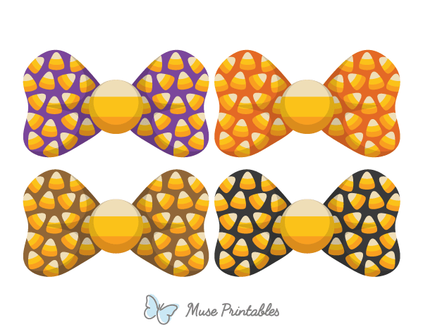 Candy Corn Bow Tie Photo Booth Prop