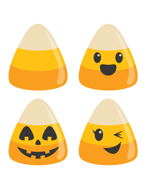 Candy Corn Photo Booth Prop