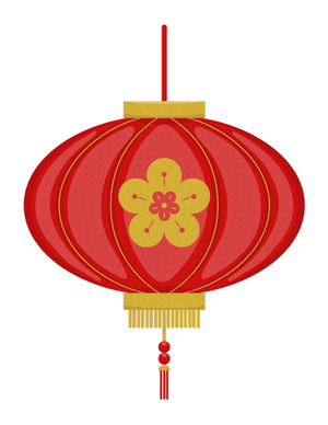 Chinese New Year Lantern Photo Booth Prop