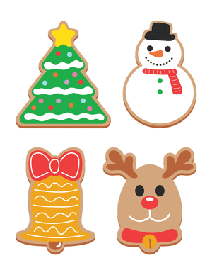 Christmas Cookie Photo Booth Prop