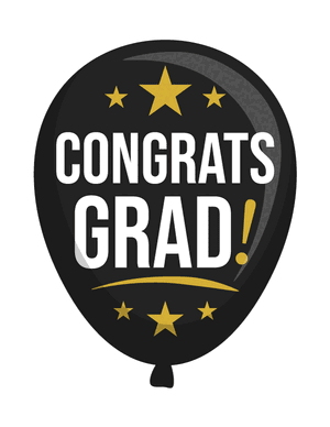 Congrats Grad Balloon Photo Booth Prop