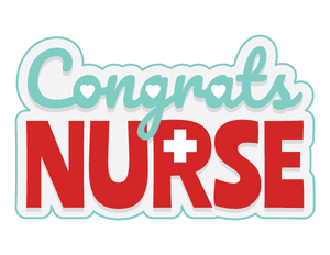 Congrats Nurse Photo Booth Prop
