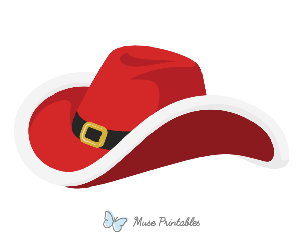 Cowboy Santa Claus Hat Photo Booth Prop
