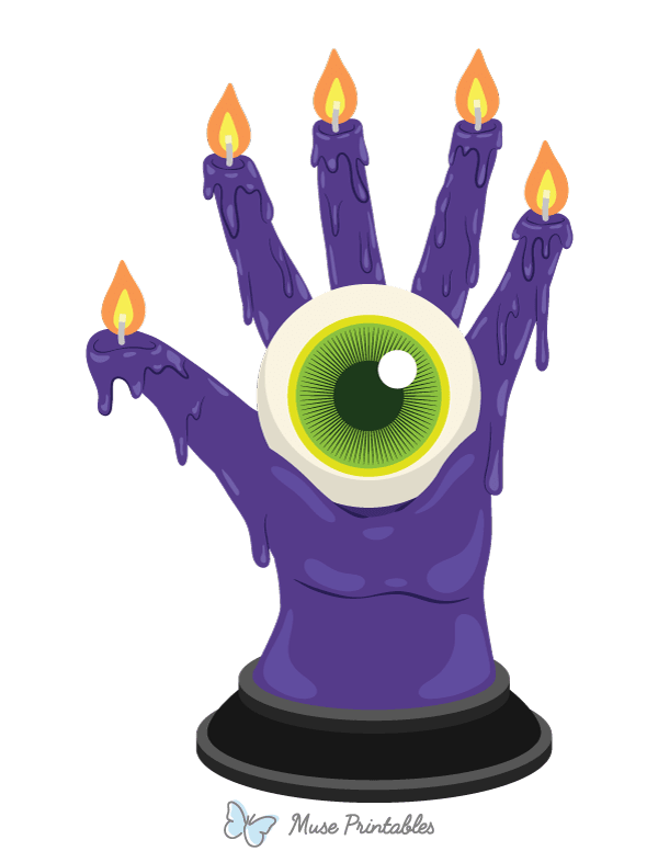 Creepy Candle Photo Booth Prop