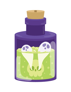 Creepy Potion Photo Booth Prop