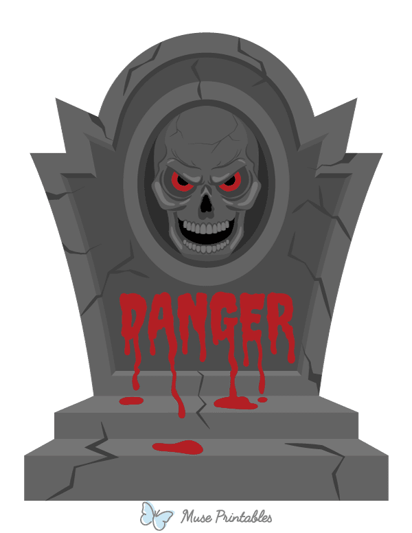 Creepy Tombstone Photo Booth Prop