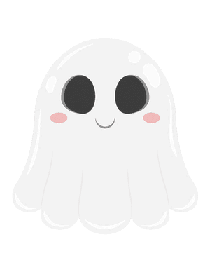 Cute Ghost Photo Booth Prop