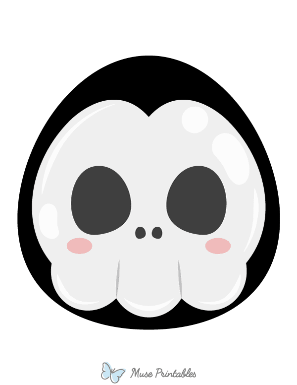 Cute Grim Reaper Face Photo Booth Prop