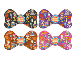 Dia de los Muertos Bow Tie Photo Booth Prop