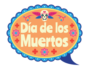 Dia de los Muertos Speech Bubble Photo Booth Prop