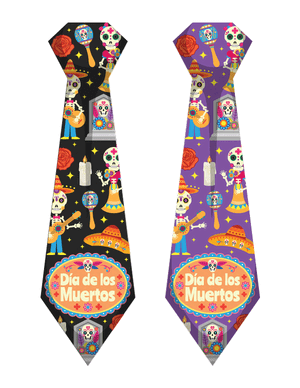 Dia de los Muertos Tie Photo Booth Prop
