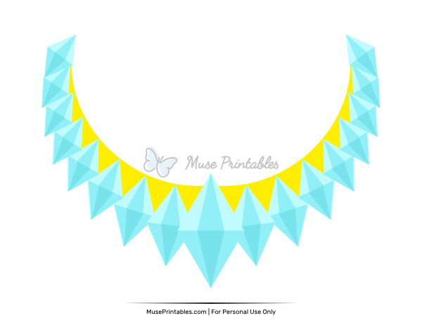 Diamond Necklace Photo Booth Prop