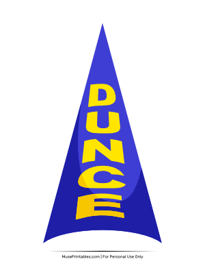 Dunce Cap Photo Booth Prop