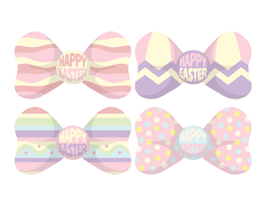 Easter Bow Tie Photo Booth Prop