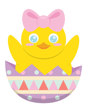 Easter Chick Photo Booth Prop