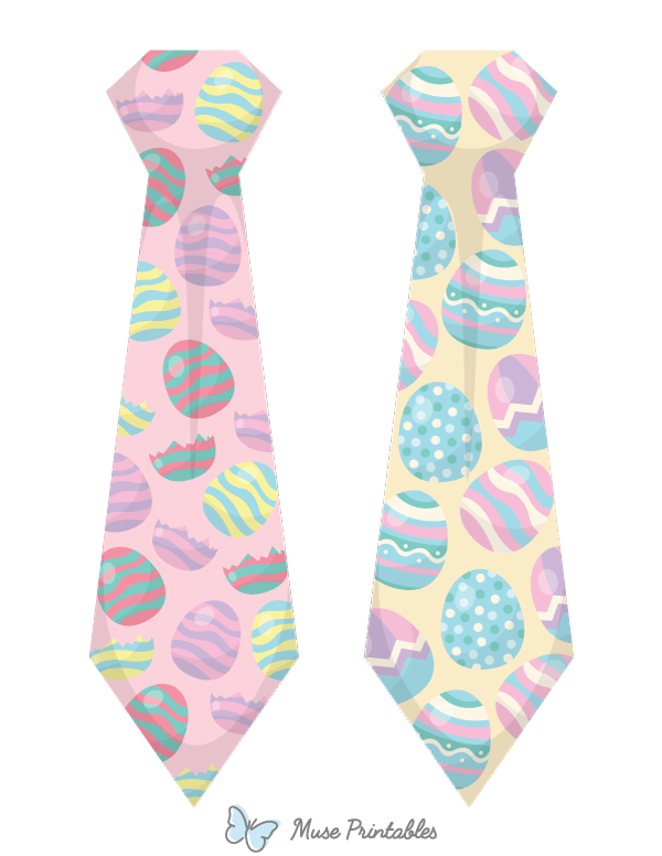 Easter Egg Tie Photo Booth Prop