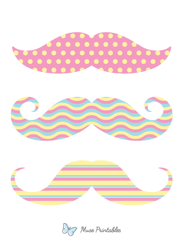 Easter Mustache Photo Booth Prop