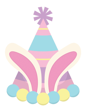 Easter Party Hat Photo Booth Prop