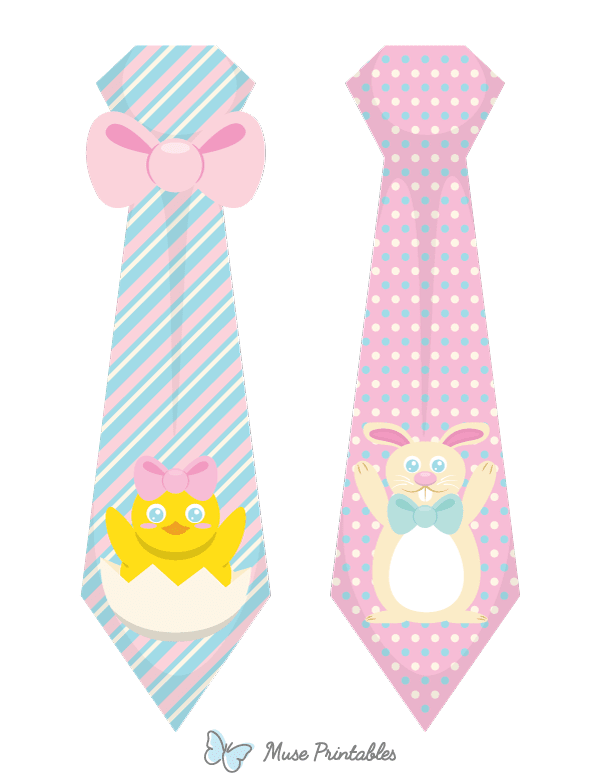 Easter Tie Photo Booth Prop