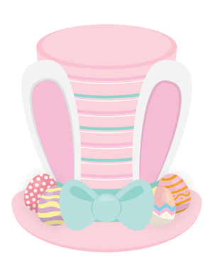 Easter Top Hat Photo Booth Prop