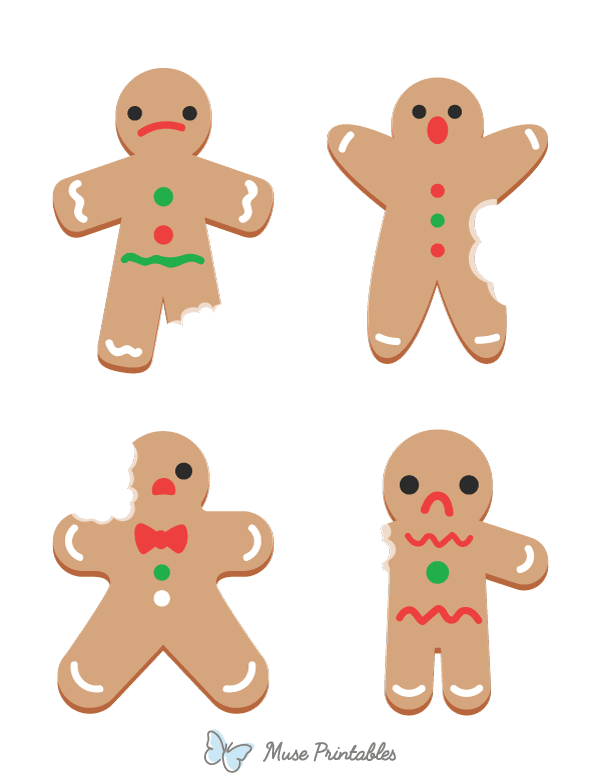 Eaten Gingerbread Man Photo Booth Prop