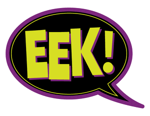 Eek Speech Bubble Photo Booth Prop