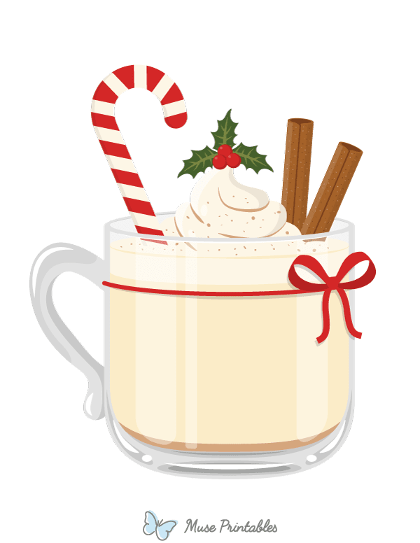 Eggnog Photo Booth Prop