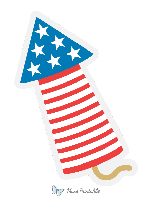 Fireworks Rocket Photo Booth Prop