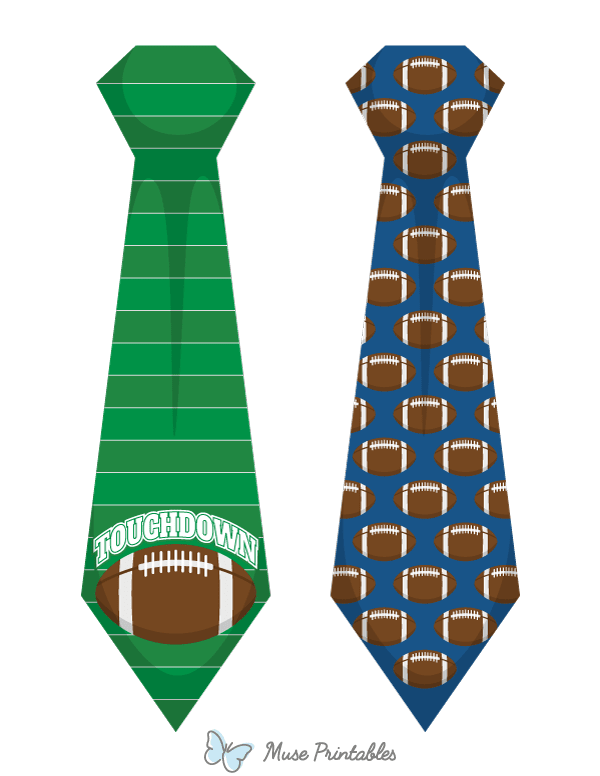 Football Tie Photo Booth Prop