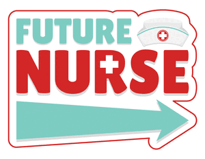 Future Nurse Right Arrow Photo Booth Prop