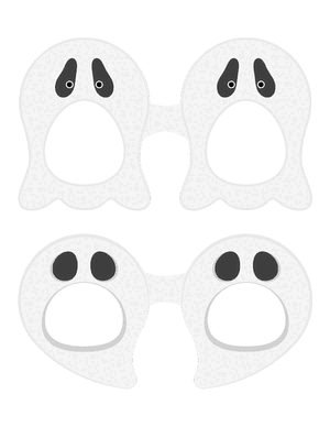 Ghost Glasses Photo Booth Prop