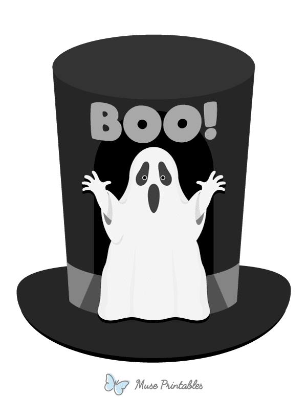 Ghost Hat Photo Booth Prop