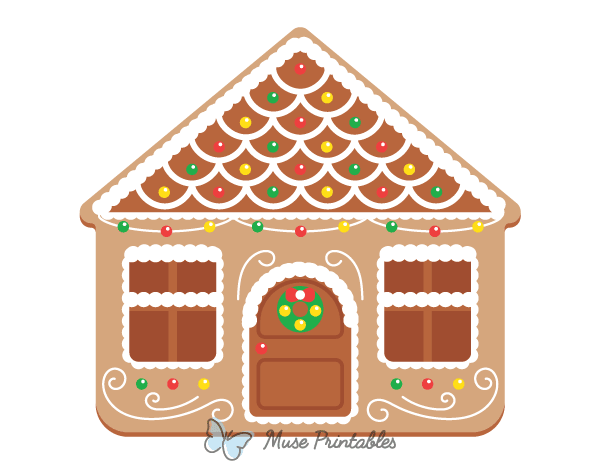 Gingerbread House Photo Booth Prop