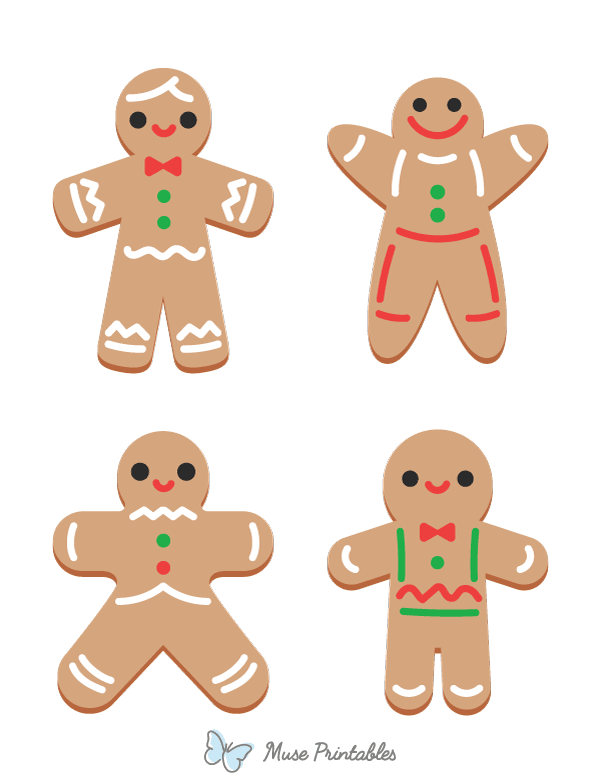 Gingerbread Man Photo Booth Prop