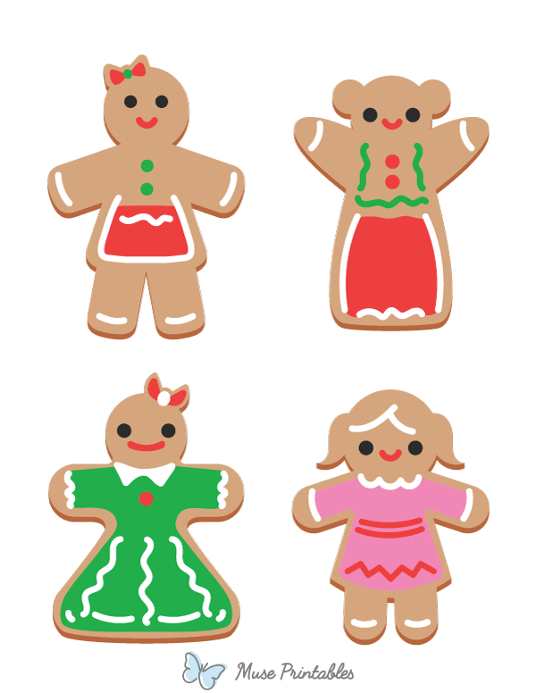 Gingerbread Woman Photo Booth Prop