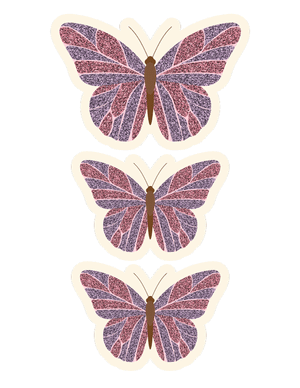 Glitter Butterfly Photo Booth Prop